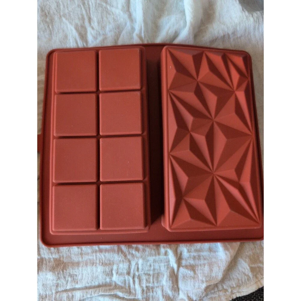 Silicone Heat Resistant Chocolate Molds Set Of 2